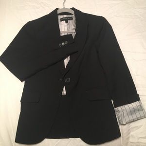 Black fitted blazer